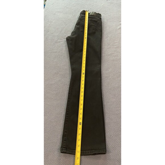 Levis Womens 10 Classic Bootcut Jeans Black Cotton Blend Stretch Mid Rise - Picture 3 of 11